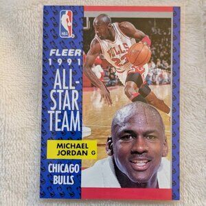 O1 1991 FLEER Michael Jordan Lot of 6